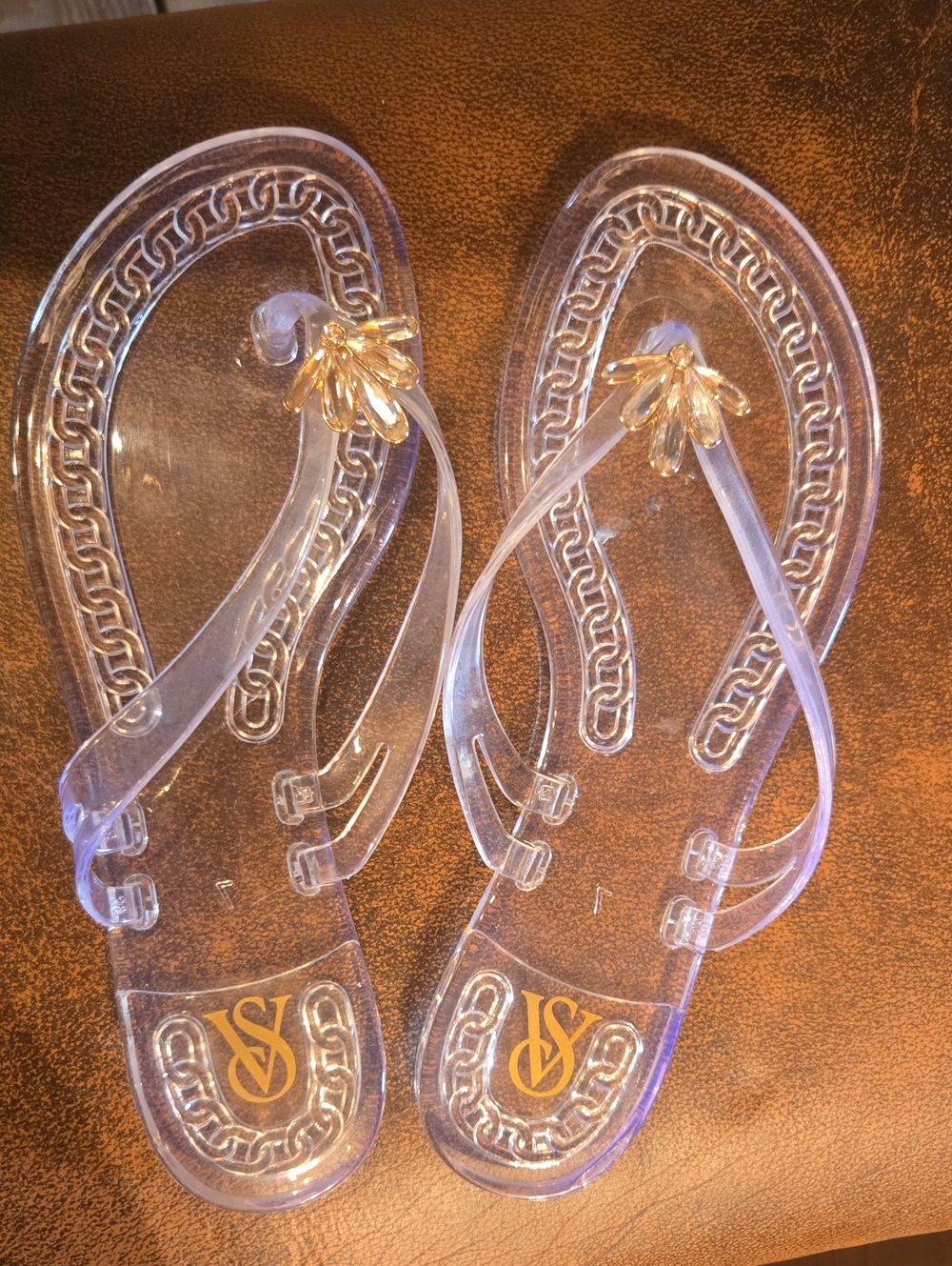 New Victoria's Secret Clear Jelly Sandals